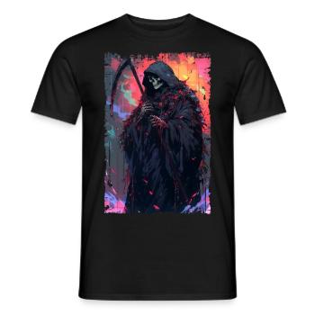 A Splash of Color - Men's T-Shirt - black - Front - AI Model Male 178 light (178cm)