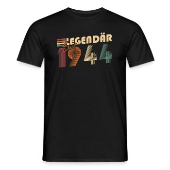 Légendaire depuis 1944 - T-shirt homme - noir - Devant - AI Model Male 178 light (178cm)
