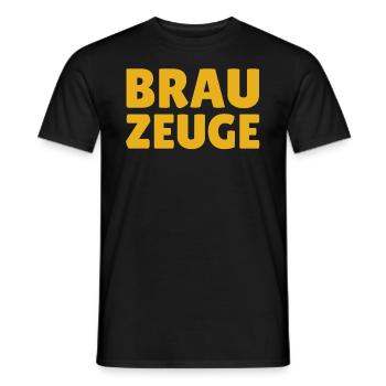 Buveur de bière Brewman - T-shirt homme - noir - Devant - AI Model Male 178 light (178cm)