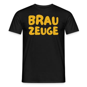 Buveur de bière Brewman - T-shirt homme - noir - Devant - AI Model Male 178 light (178cm)