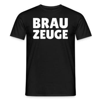 Brewman Beer Drinker - Männer T-Shirt - Schwarz - Vorne - AI Model Male 178 light (178cm)