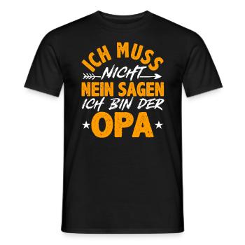 Bester Opa, Großvater Geschenk, Opa Spruch - Männer T-Shirt - Schwarz - Vorne - AI Model Male 178 light (178cm)