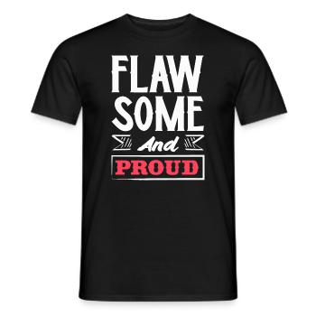 Embrace Your Quirks - Authenticity Is Gorgeous - Men's T-Shirt - black - Front - AI Model Male 178 light (178cm)