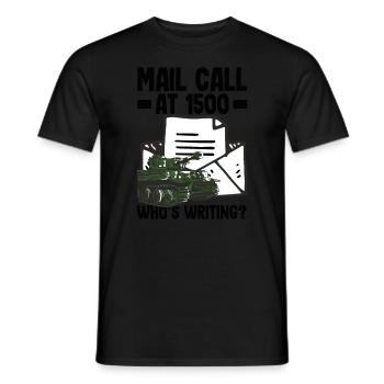 Embrace the Mission Military Time Adventure Call - Männer T-Shirt - Schwarz - Vorne - AI Model Male 178 light (178cm)
