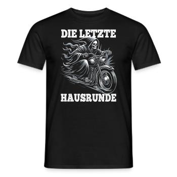 Skeleton Biker La dernière maison lap Fan de moto - T-shirt homme - noir - Devant - AI Model Male 178 light (178cm)