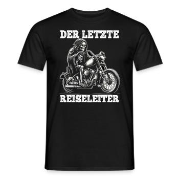 Skeleton Biker Le dernier guide touristique Fan de moto - T-shirt homme - noir - Devant - AI Model Male 178 light (178cm)