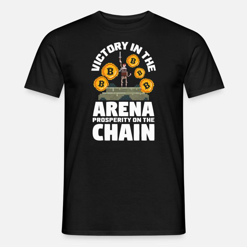 Cryptocurrency Rewards Gaming Blockchain Gamer - Männer T-Shirt - Schwarz