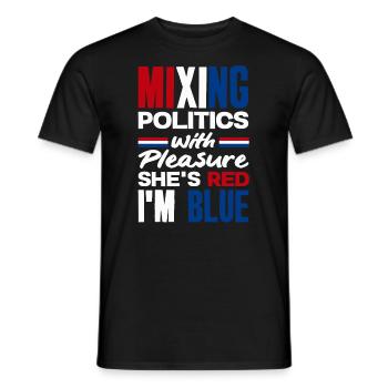 United In Love Unity Patriotic American - Männer T-Shirt - Schwarz - Vorne - AI Model Male 178 light (178cm)