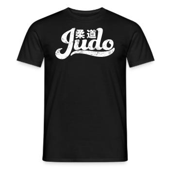 Judo - Männer T-Shirt - Schwarz - Vorne - AI Model Male 178 light (178cm)