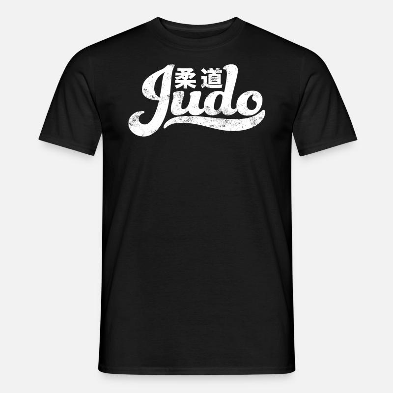Judo - Männer T-Shirt - Schwarz