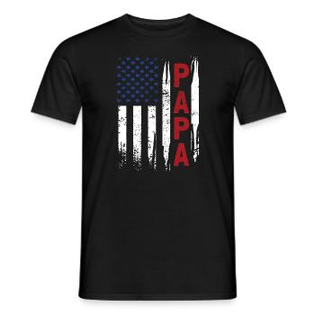 Bester Papa Aller Zeiten Vintage Bester Papa Der - Männer T-Shirt - Schwarz - Vorne - AI Model Male 178 light (178cm)