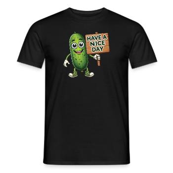 Have A Nice Day - Men's T-Shirt - black - Front - AI Model Male 178 light (178cm)
