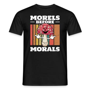 Können Sie Mir Ihre Geheimen Orte Für Die - Männer T-Shirt - Schwarz - Vorne - AI Model Male 178 light (178cm)