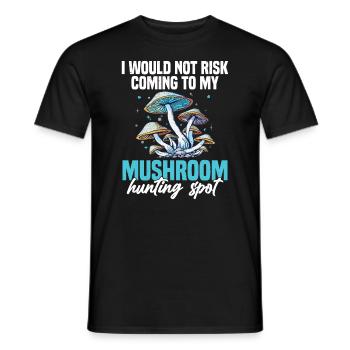 Können Sie Mir Ihre Geheimen Orte Für Die - Männer T-Shirt - Schwarz - Vorne - AI Model Male 178 light (178cm)