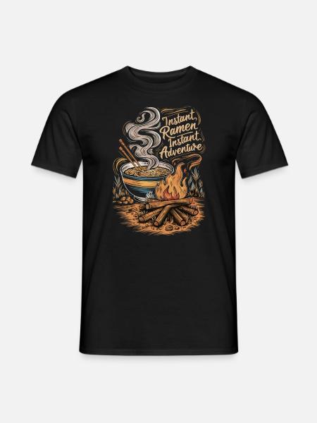 Camping Ramen Lovers - Men's T-Shirt - black
