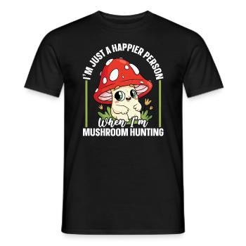 Können Sie Mir Ihre Geheimen Orte Für Die - Männer T-Shirt - Schwarz - Vorne - AI Model Male 178 light (178cm)