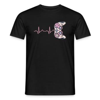 Gaming-legende Ich Habe Mein Spiel Unterbrochen, - Männer T-Shirt - Schwarz - Vorne - AI Model Male 178 light (178cm)