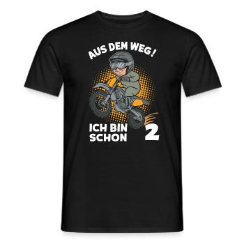 Dégagez! J’en suis déjà à 2 anniversaires d’enfants - T-shirt homme - noir - Devant - AI Model Male 178 light (178cm)