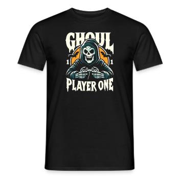 Ghoul Player One-design - Men's T-Shirt - black - Front - AI Model Male 178 light (178cm)