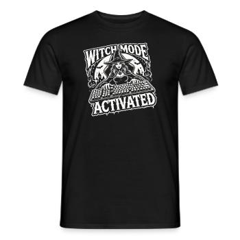 Hex Mode Enabled Design - Men's T-Shirt - black - Front - AI Model Male 178 light (178cm)