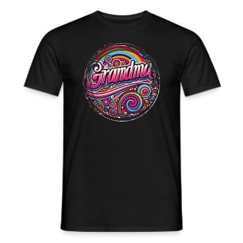 Celebrate the Heart and Warmth of the Grandma Family - Men's T-Shirt - black - Front - AI Model Male 178 light (178cm)