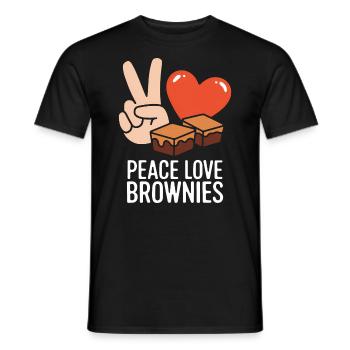 Brownies Spruch Gebäck Lustiges Brownie Geschenk - Männer T-Shirt - Schwarz - Vorne - AI Model Male 178 light (178cm)