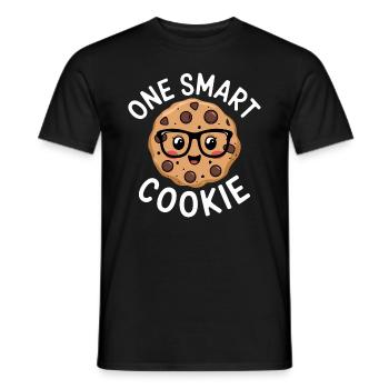 Cookie Saying Chocolate Cookies Funny Cookie Gift - Men's T-Shirt - black - Front - AI Model Male 178 light (178cm)