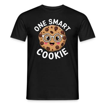 Cookies Saying Chocolate Cookies Funny Cookie Gift - Men's T-Shirt - black - Front - AI Model Male 178 light (178cm)