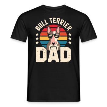 Bull Terrier Saying Funny Bull Terrier Gift - Men's T-Shirt - black - Front - AI Model Male 178 light (178cm)