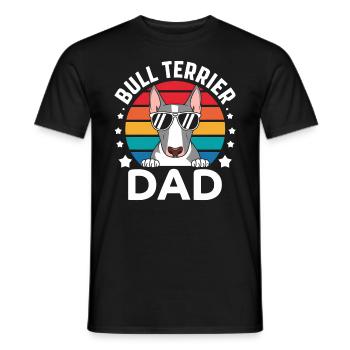 Bull Terrier Saying Funny Bull Terrier Gift - Men's T-Shirt - black - Front - AI Model Male 178 light (178cm)