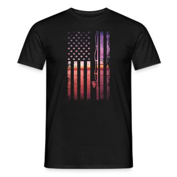 Fishing It's all fun and games until you - Men's T-Shirt - black - Front - AI Model Male 178 light (178cm)