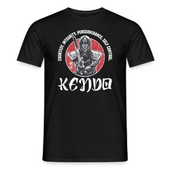 Decency. Integrity. Perseverance. Self-control. - Men's T-Shirt - black - Front - AI Model Male 178 light (178cm)