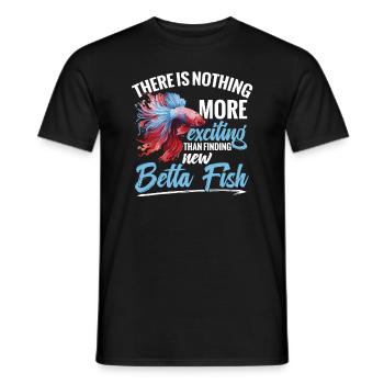There's nothing more exciting than finding - Men's T-Shirt - black - Front - AI Model Male 178 light (178cm)