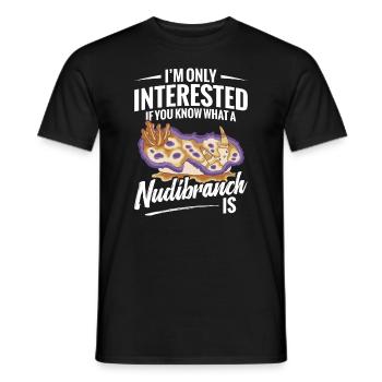 Mich Interessiert Nur, Ob Sie Wissen, Was Eine - Männer T-Shirt - Schwarz - Vorne - AI Model Male 178 light (178cm)
