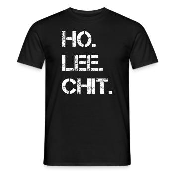 Ho Lee Chit Funny Corruption - Men's T-Shirt - black - Front - AI Model Male 178 light (178cm)