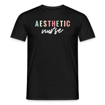 Ästhetische Krankenschwester Ich Bin Kein - Männer T-Shirt - Schwarz - Vorne - AI Model Male 178 light (178cm)