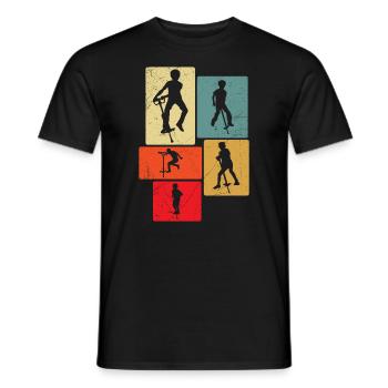 Pogo-stick: Never call it just a - Men's T-Shirt - black - Front - AI Model Male 178 light (178cm)