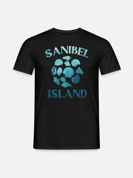Die Insel Sanibel Ruft Und Ich Muss Gehen - Männer T-Shirt - Schwarz