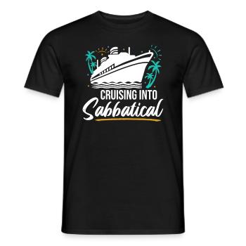 Cruising Into Sabbatical - Men's T-Shirt - black - Front - AI Model Male 178 light (178cm)