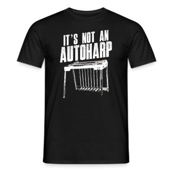 Ce n’est pas une autoharpe - T-shirt homme - noir - Devant - AI Model Male 178 light (178cm)
