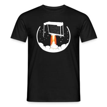 Ich Spiele Pedal-steel-gitarre, Was Ist Deine - Männer T-Shirt - Schwarz - Vorne - AI Model Male 178 light (178cm)