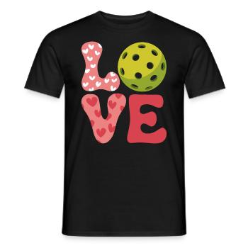 Pickleball Saying Sports Funny Pickleball Gift - Men's T-Shirt - black - Front - AI Model Male 178 light (178cm)