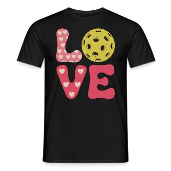 Pickleball Saying Sports Funny Pickleball Gift - Men's T-Shirt - black - Front - AI Model Male 178 light (178cm)