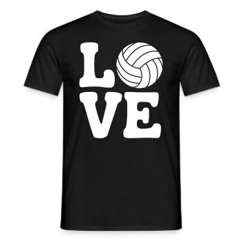 volley-ball dire drôle de cadeau de volley-ball - T-shirt homme - noir - Devant - AI Model Male 178 light (178cm)