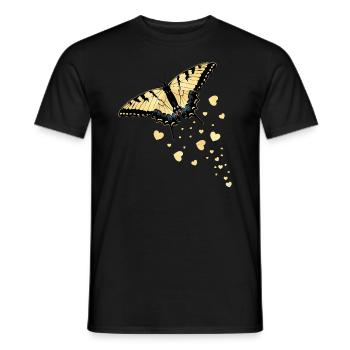Les machaons tigrés sont les meilleurs pour les filles - T-shirt homme - noir - Devant - AI Model Male 178 light (178cm)