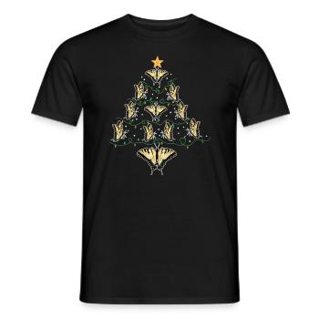 Les machaons tigrés sont les meilleurs pour les filles - T-shirt homme - noir - Devant - AI Model Male 178 light (178cm)