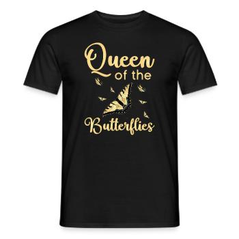 Machaon tigré Reine des papillons - T-shirt homme - noir - Devant - AI Model Male 178 light (178cm)