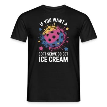 Pickleball Saying Sports Funny Pickleball Gift - Men's T-Shirt - black - Front - AI Model Male 178 light (178cm)