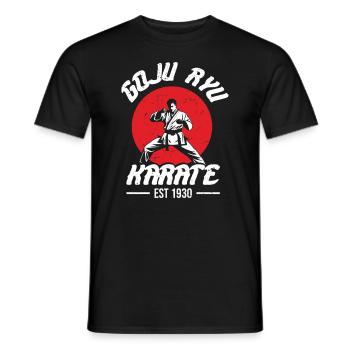 Goju Ryu Karate Best Kampfkunst Seit 1930 - Männer T-Shirt - Schwarz - Vorne - AI Model Male 178 light (178cm)