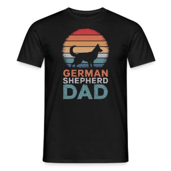 German Shepherd Saying German Shepherd Gift - Men's T-Shirt - black - Front - AI Model Male 178 light (178cm)